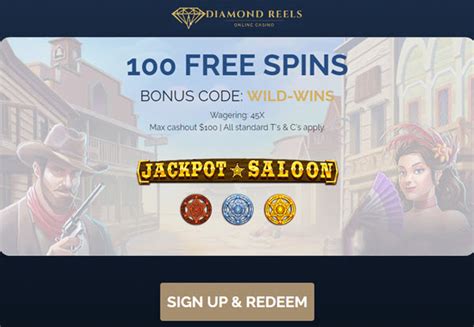diamond reels casino free spins|100 Free Spins on Jackpot Saloon .